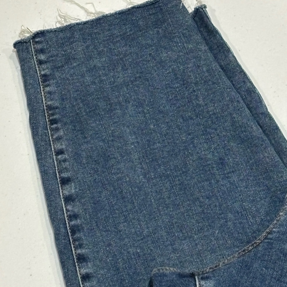 Wonderly Pull On Jeggings, Blue Denim, Raw Hem, Women’s 20W - Picture 3 of 7